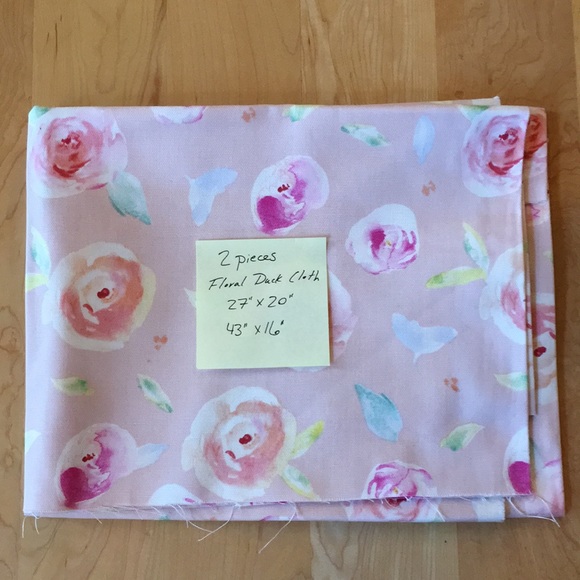 Floral Print Duck Cloth Fabric - Picture 7 of 7